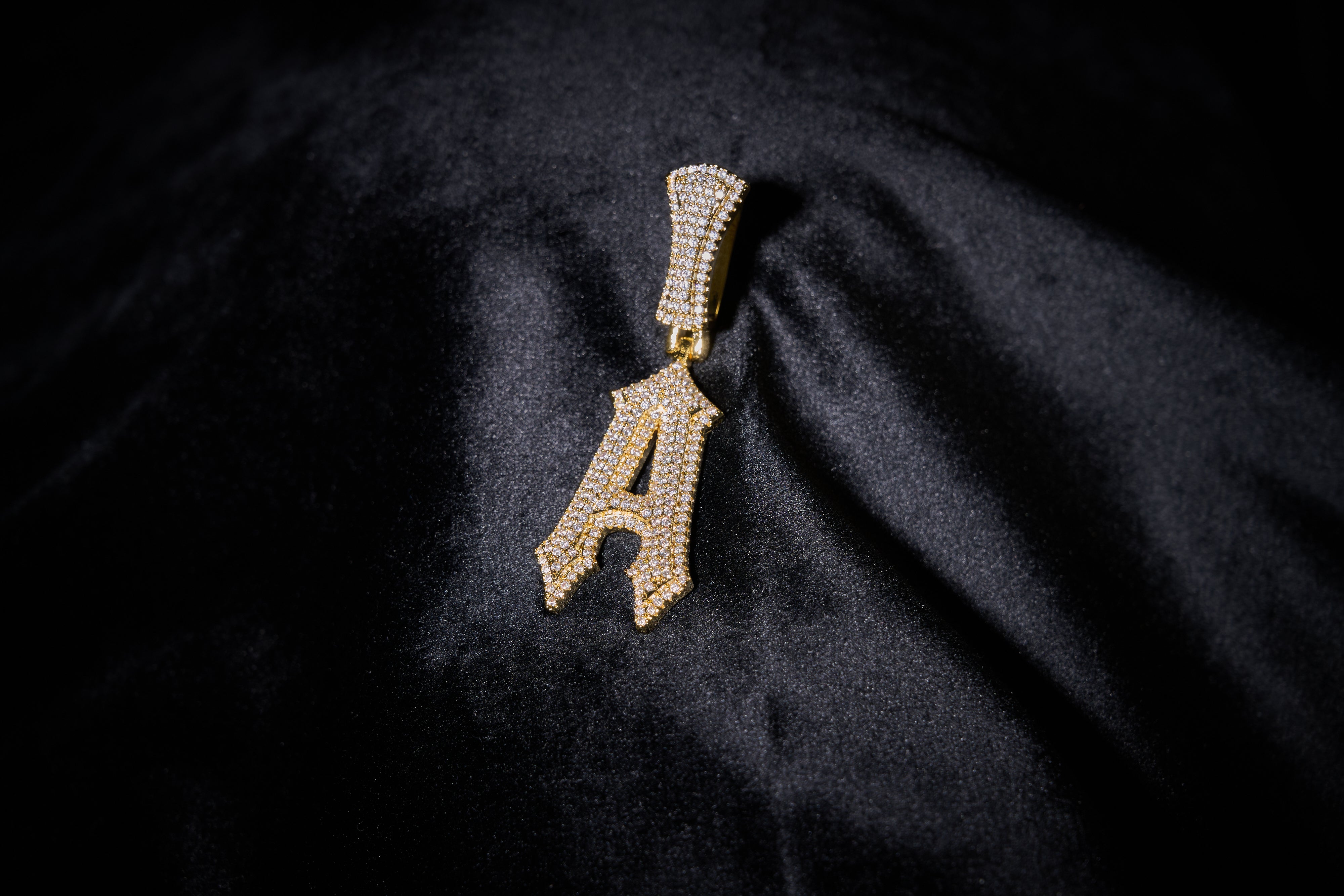 Iced Letters Pendents